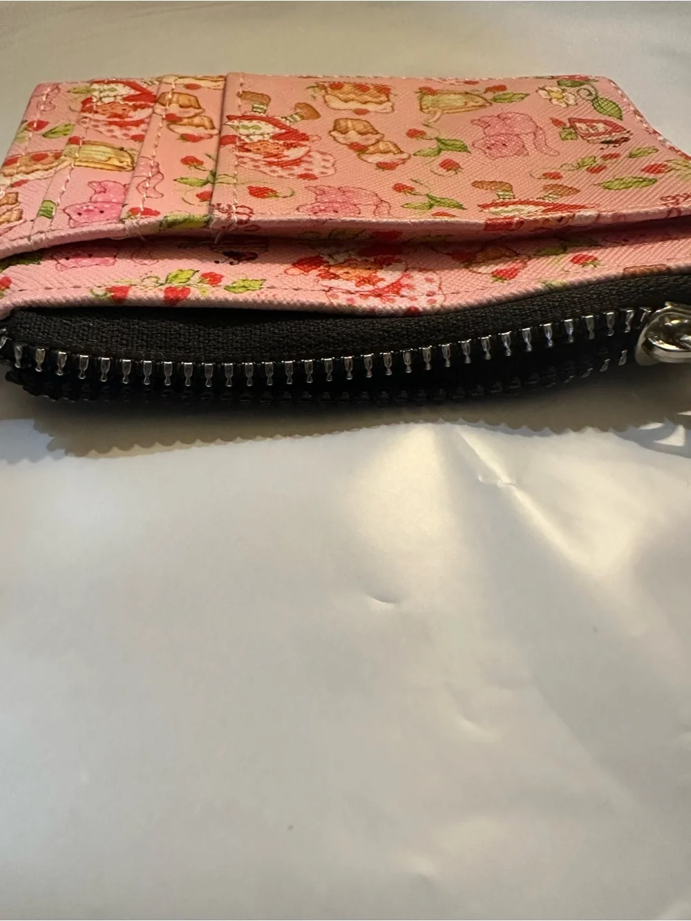 Pink Strawberry short Cake Wallet